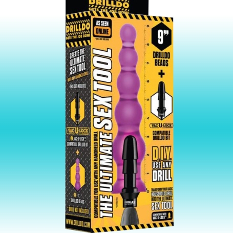 Фаллос-насадка 9" Drilldo