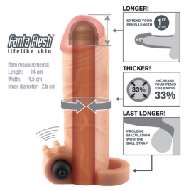 Насадка Vibrating Real Feel 1" Extension