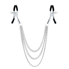 Зажимы на соски Notabu с тройной цепочкой