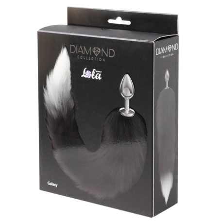 Пробка с хвостом Diamond Galaxy Black