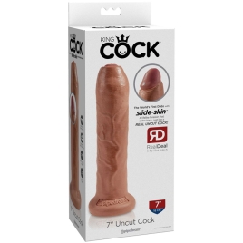 Фаллос King Cock 7" Uncut, Pipedream