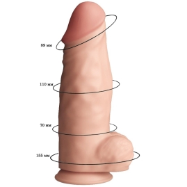 Фаллос-вибратор Lovetoy Real Big