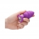 Пробки Ribbed Diamond Heart Plug - Purple