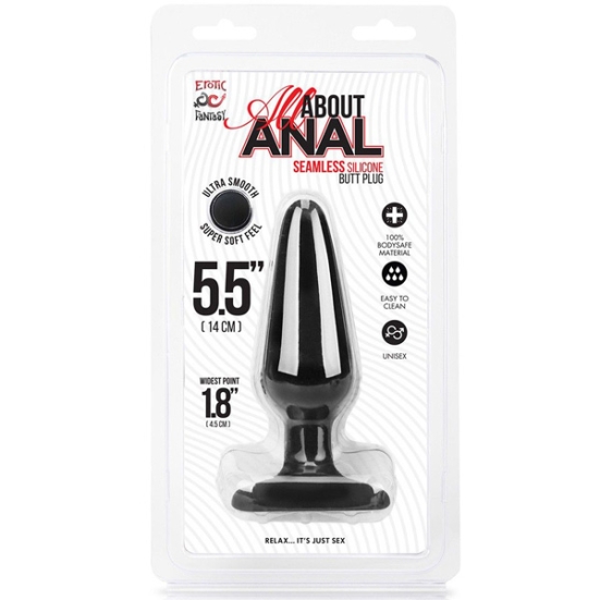 Пробка Anal Seamless 5,5&quot; Erotic Fantasy