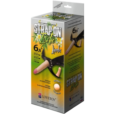 Страпон Exotic-Linda - 3 насадки