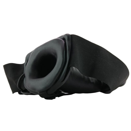 Страпон полый Lux Fetish Unisex Vibrating Double Penetrating