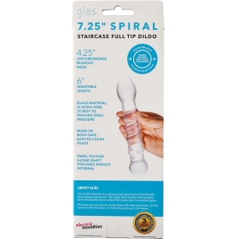 Фаллос из стекла Glas 7,25&quot; Spiral