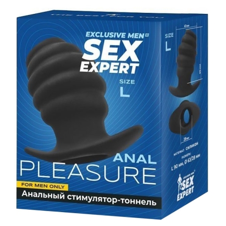 Сквозная анальная втулка Sex Expert