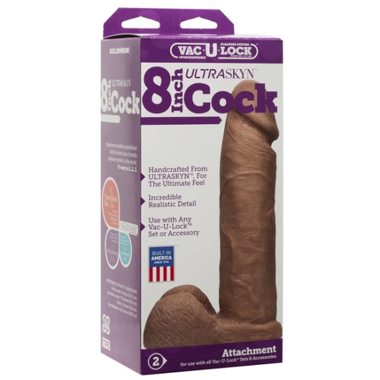Фаллос-насадка Vac-U-Lock 8&quot; Ultraskyn